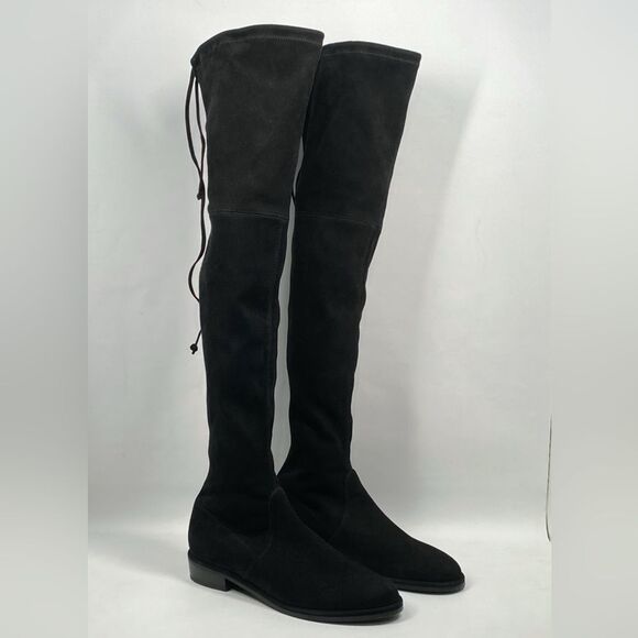 Stuart Weitzman Lowland Over-The-Knee Suede Boots size 7 - Picture 4 of 16